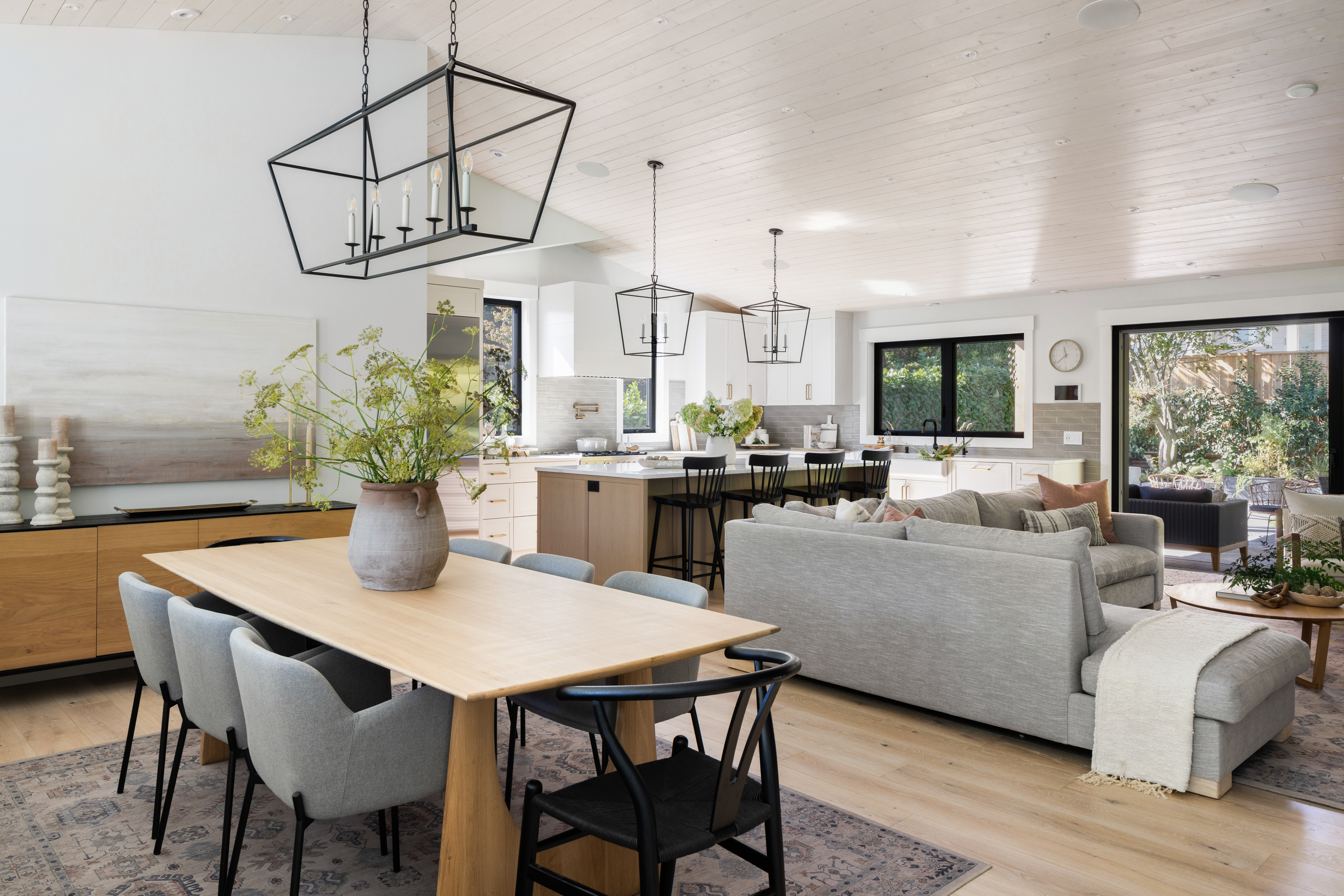Great room at award-winning Katsura renovation