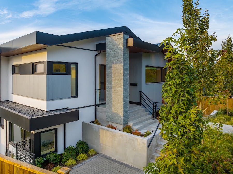 Braeside Modern Home Exterior Angle