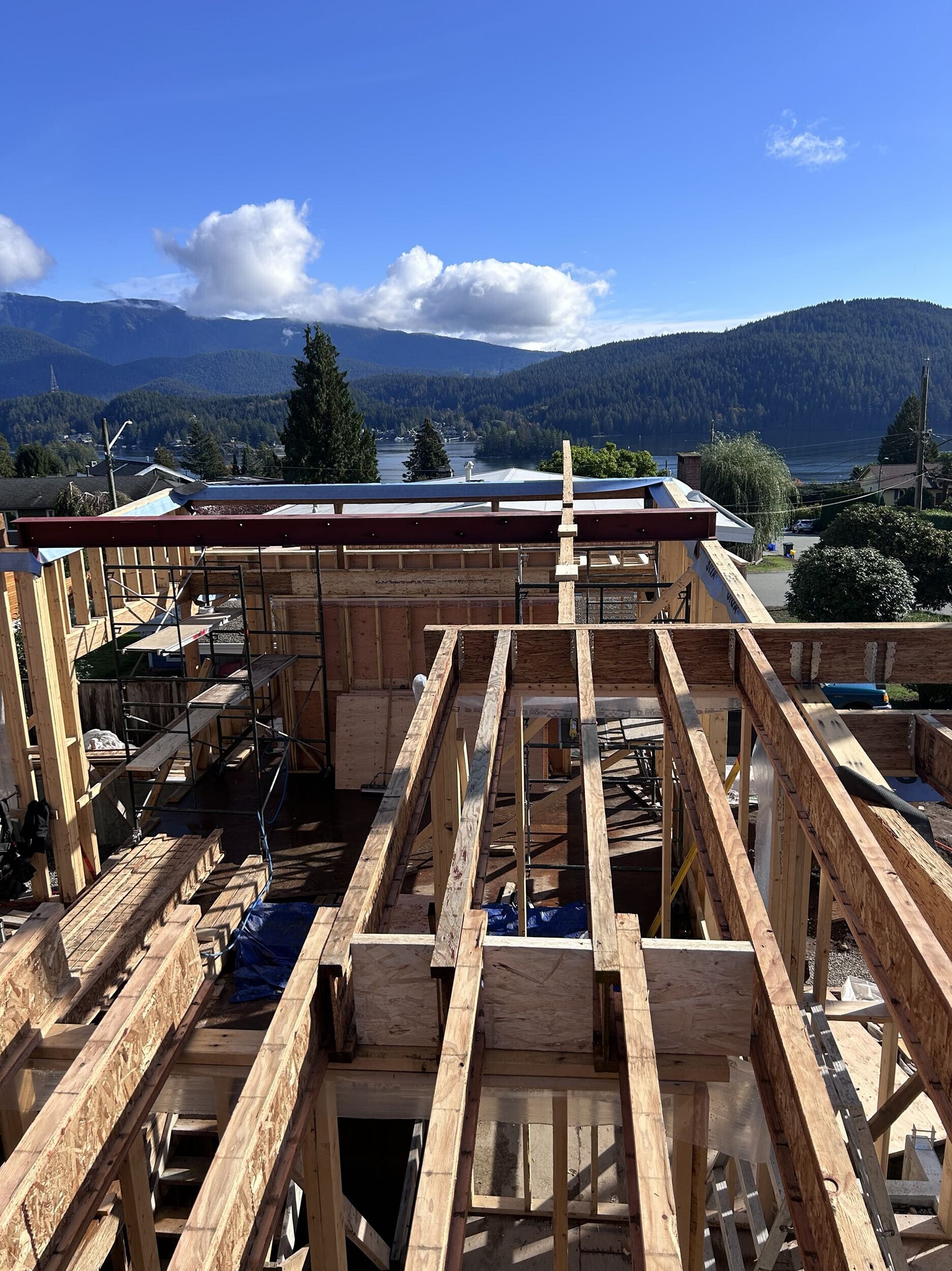 New home under construction (with insurance coverage)