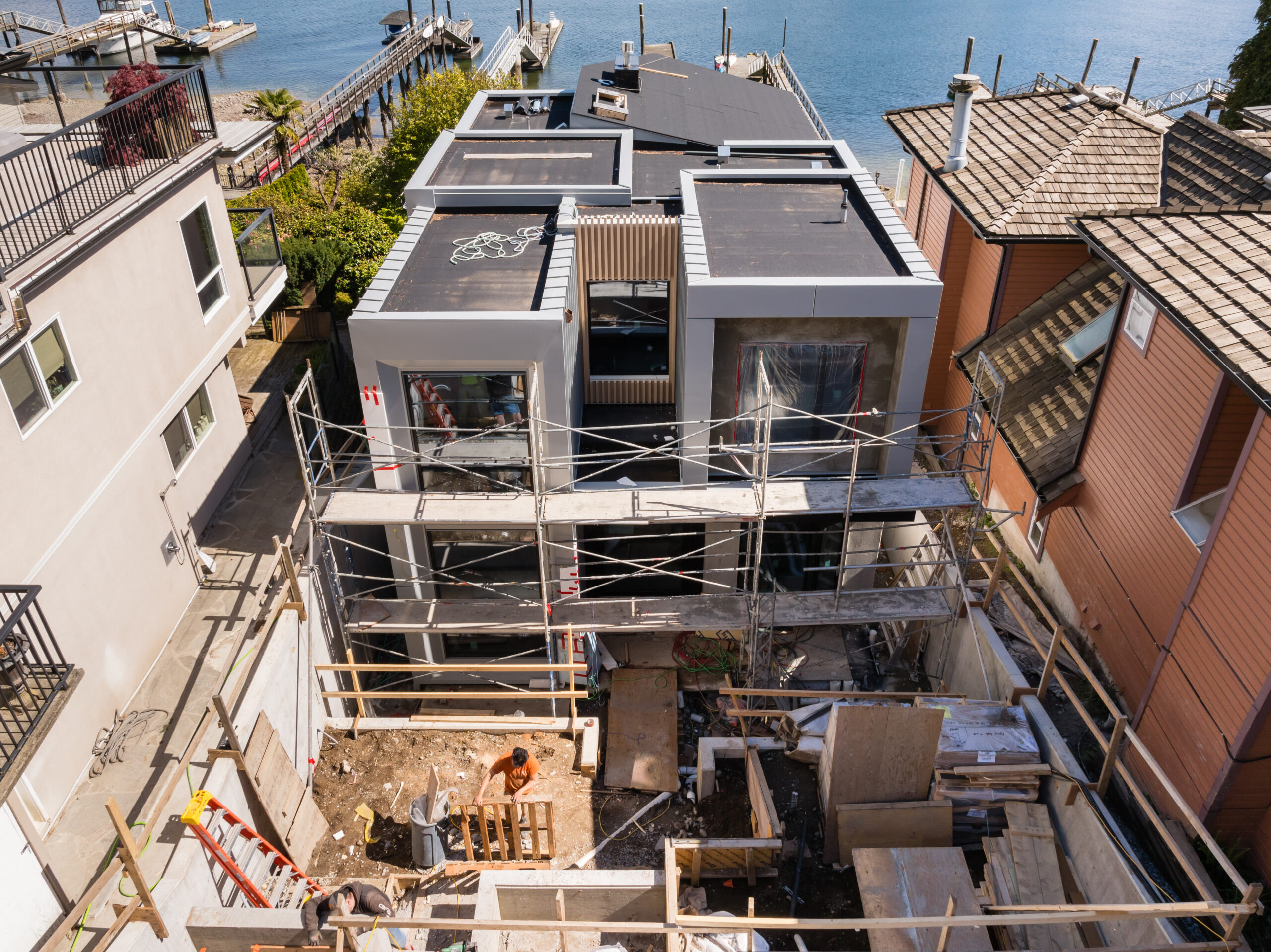 Hasler Homes building a home in Deep Cove, North Vancouver, on time and on budget
