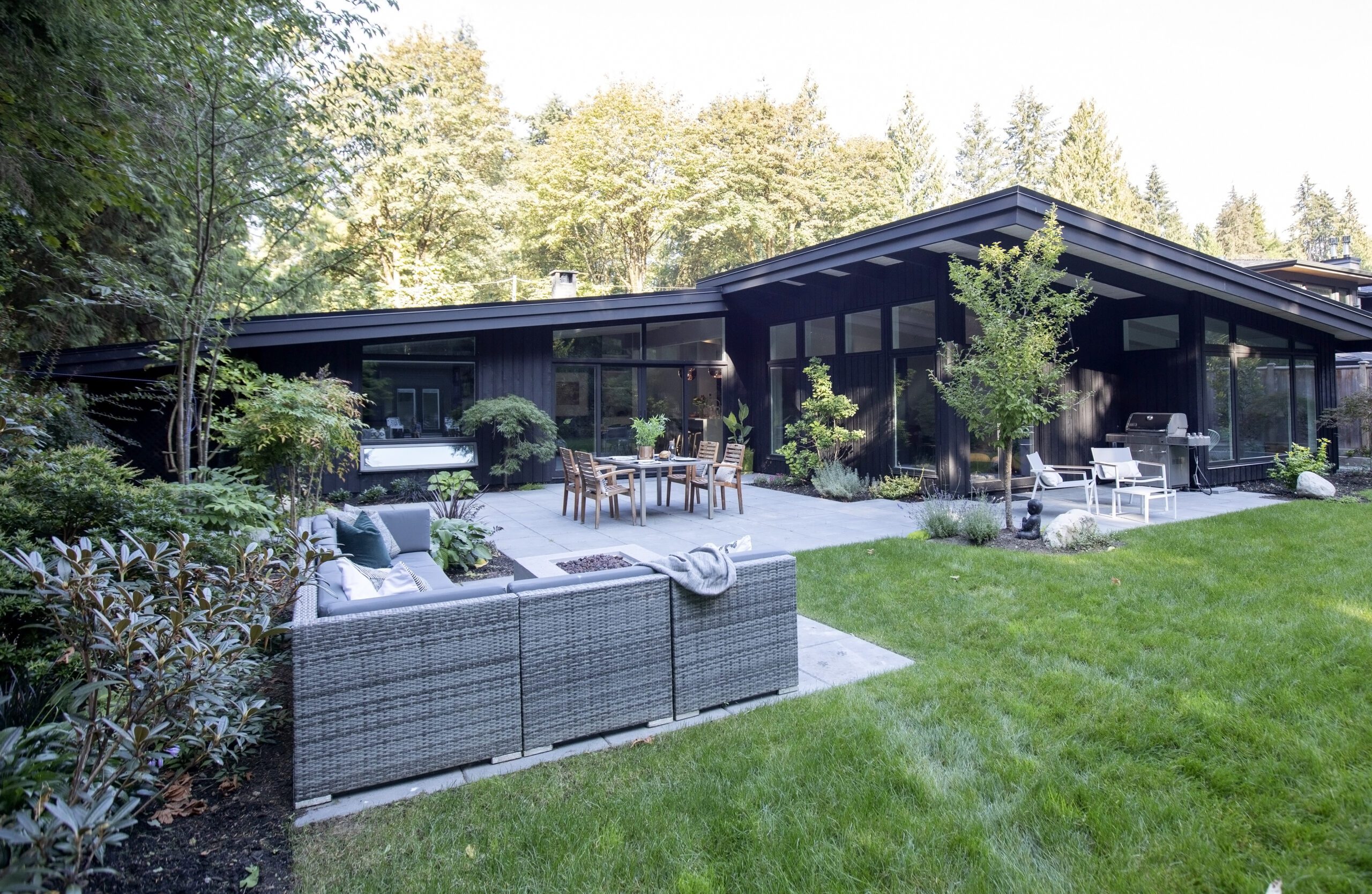 Example of one of the best home renovation ideas for North Vancouver properties - a backyard reno that extends living space