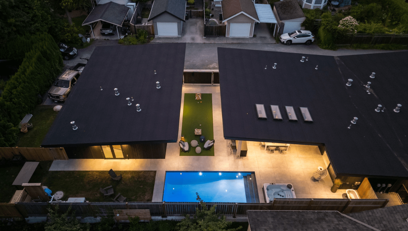 Valleyhouse aerial view