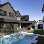 Haven custom home backyard pool