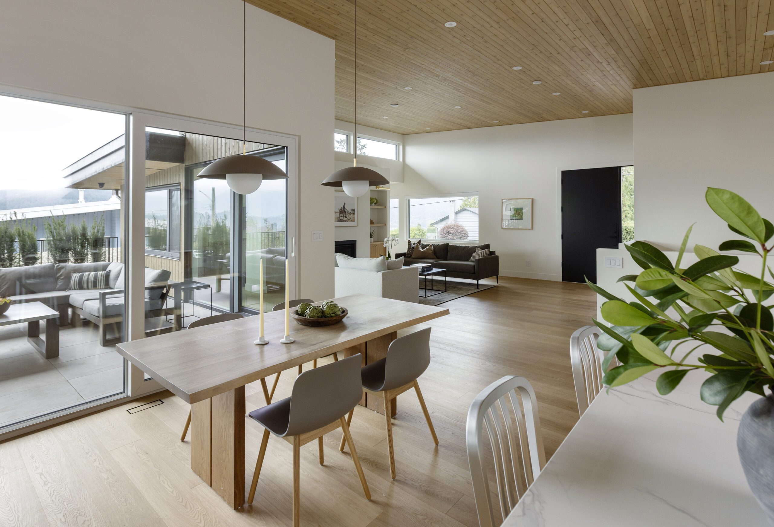 Completed renovation home construction services - Brightwater project in Deep Cove, North Vancouver