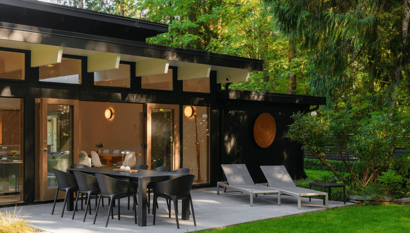 Back outdoor patio space at Pacifica