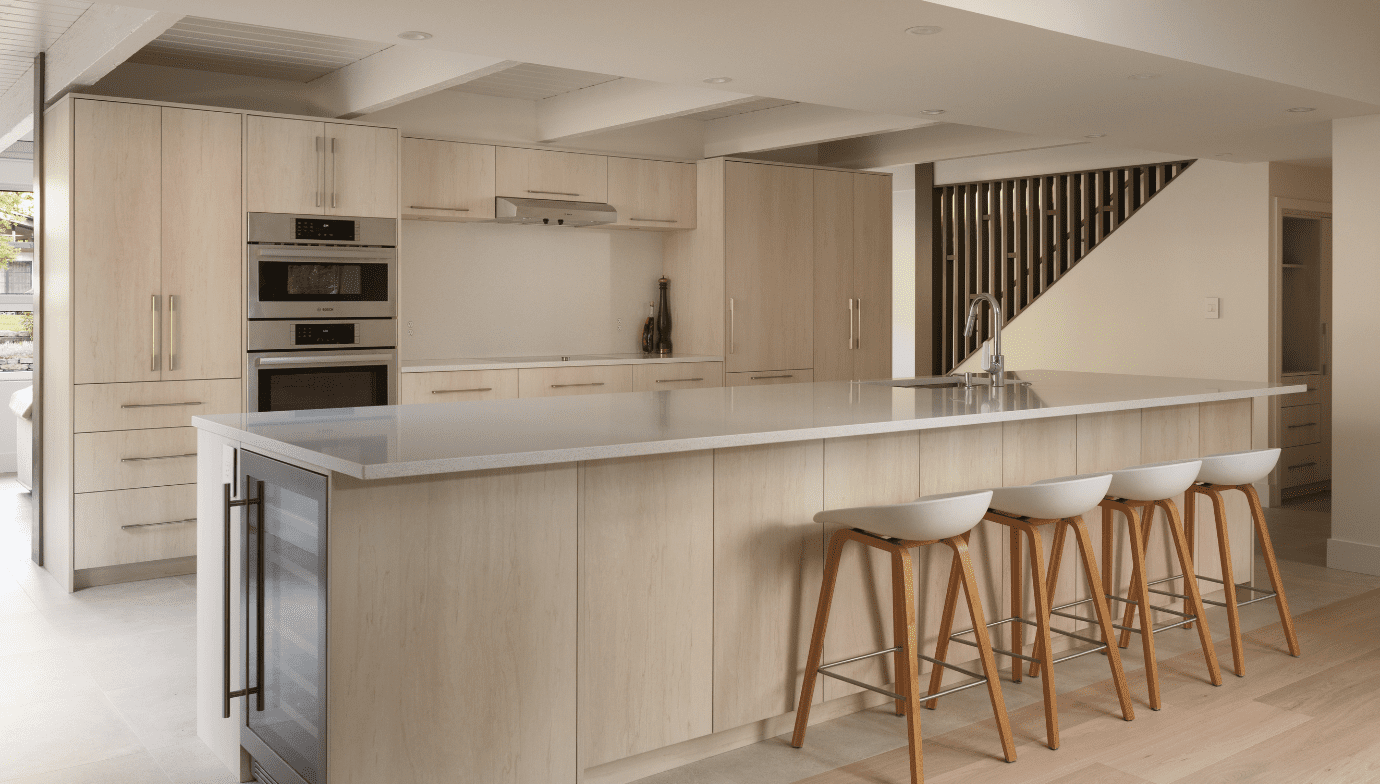 Pacifica West Coast Modern kitchen renovation in Edgemont, North Vancouver