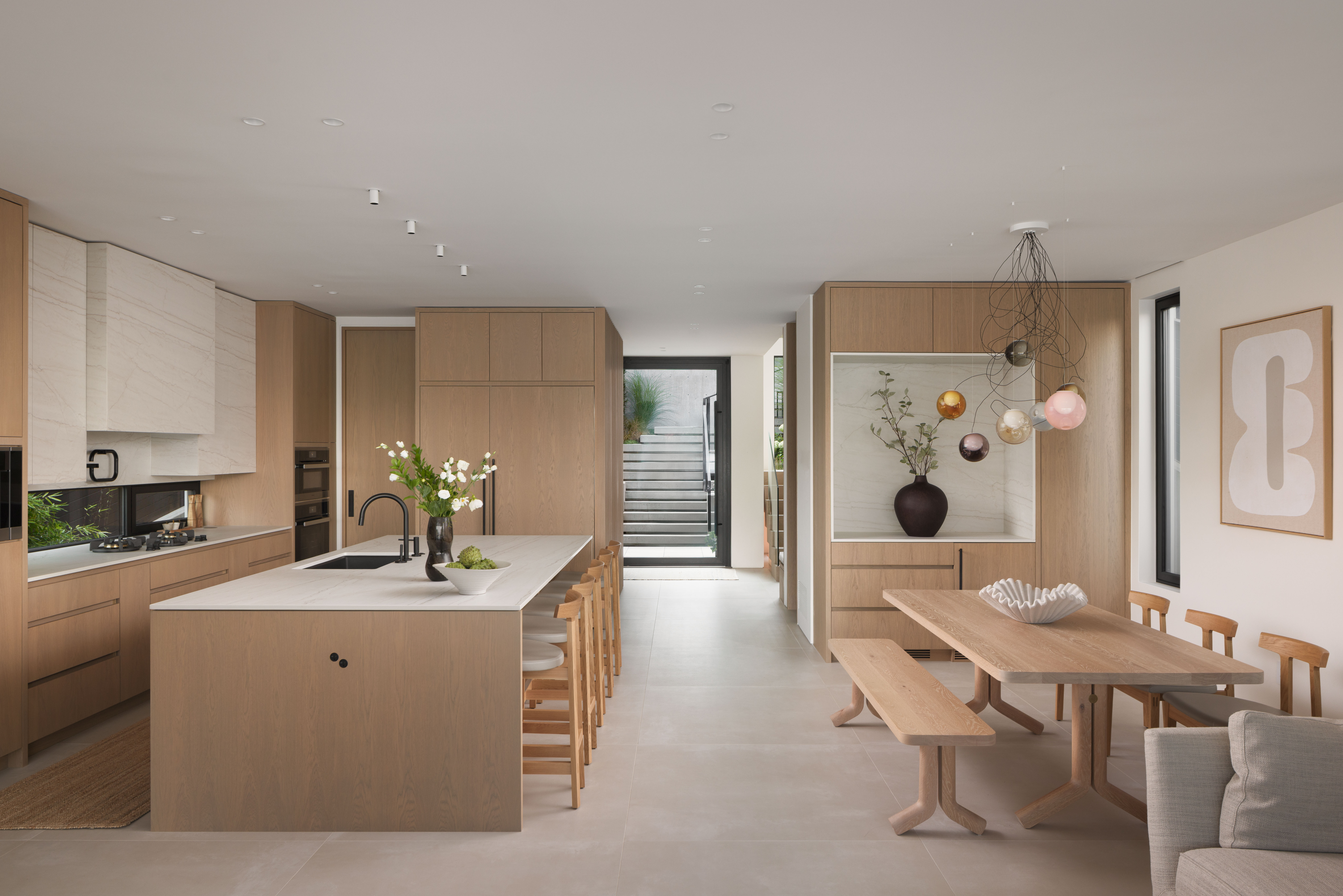 Custom home kitchen built by North Vancouver custom home builder Hasler Homes